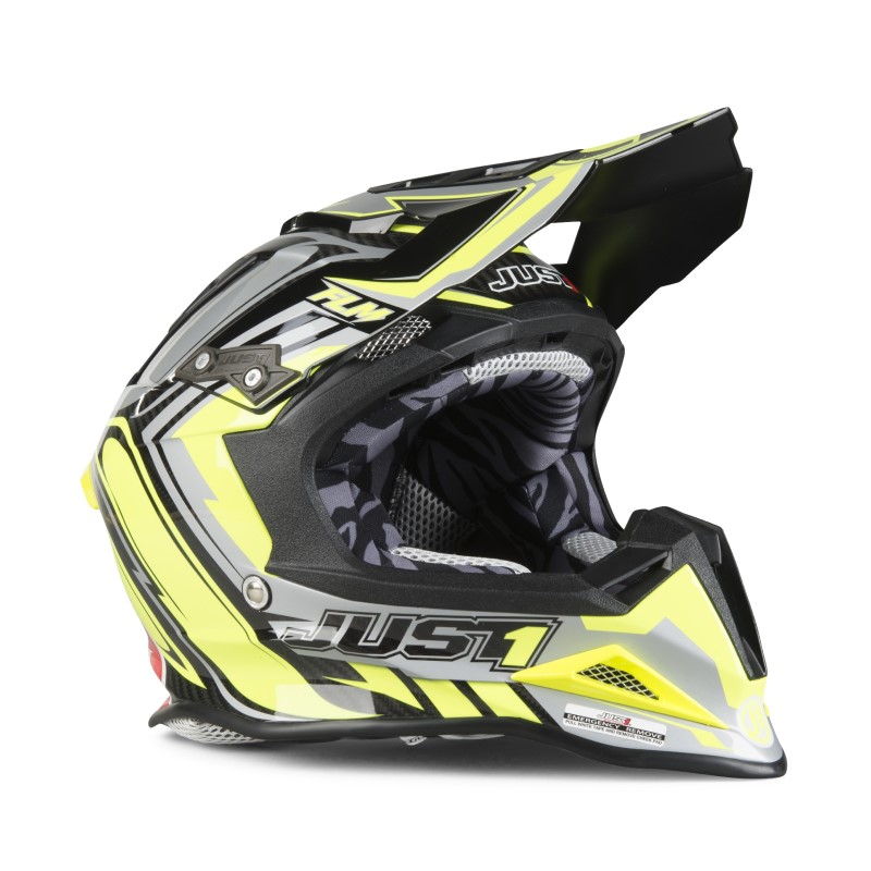 JUST1 J12 Carbon Yellow Medium
