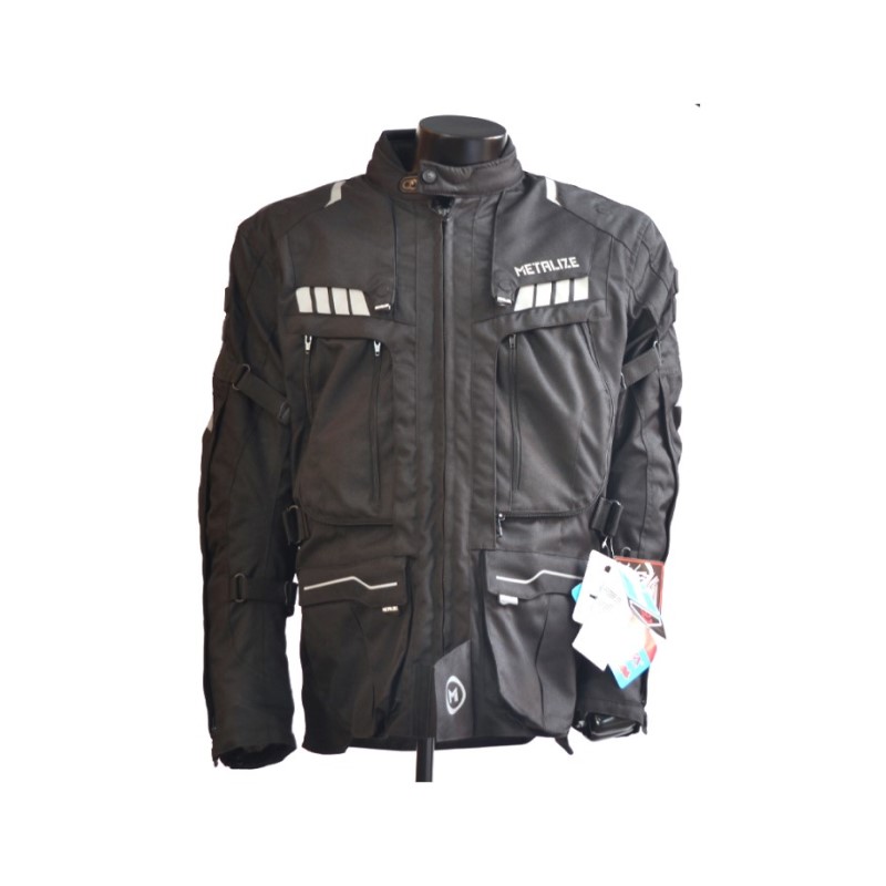 Metalize 440 Men's Adventure Jacket Black 4XL