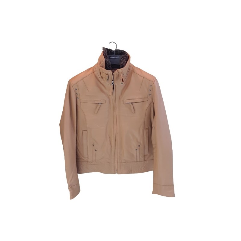 Nexo Denver Leather Jacket Tan XL